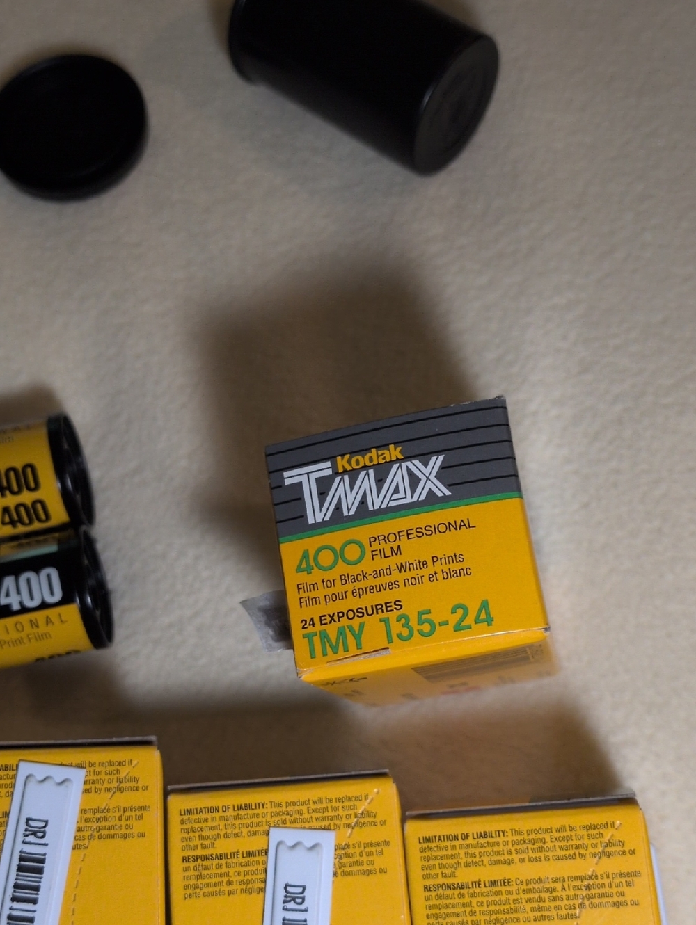 6 rolls of kodak tmax 400 professional film for b and w prints Expired 4/2002. - Picture 6 of 6